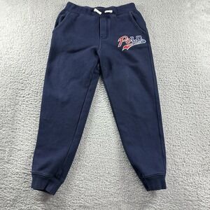 Polo Ralph Lauren Sweat Pants Youth Medium (10/12) Nacy Blue Tapered Logo